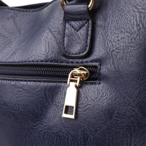 Ділова жіноча сумка з екошкіри Vintage sale_15132 Синій sale_15132 фото