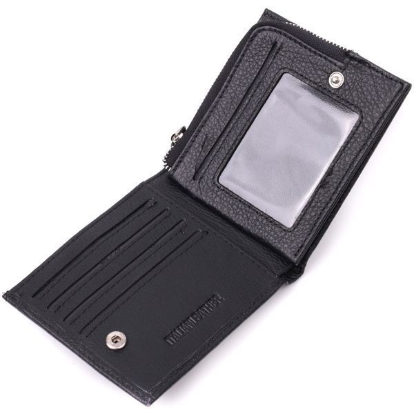 Гаманець середнього розміру з оригінальною монетницею ST Leather 22458 Чорний 22458 фото