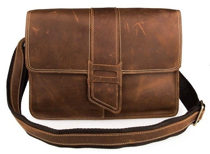 Сумка мужская Vintage 14231 в винтажном стиле Коричневая 14231 фото