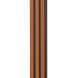 Рейка декоративна PS 2900х120х12мм Каштановий SW-00001743 SW-00001743 фото 4