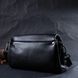 Жіноча шкіряна сумка із трикутним клапаном Vintage 22254 Чорна 22254 фото 10