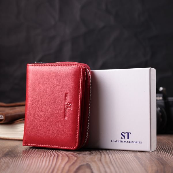 Кошелек для женщин яркого цвета из натуральной кожи ST Leather 22552 Красный 22552 фото