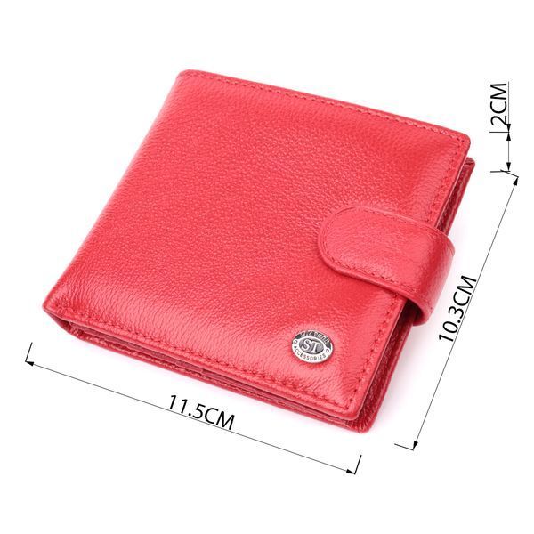 Женский трендовый бумажник из натуральной кожи ST Leather 22555 Красный 22555 фото