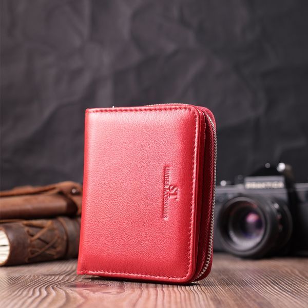 Кошелек для женщин яркого цвета из натуральной кожи ST Leather 22552 Красный 22552 фото