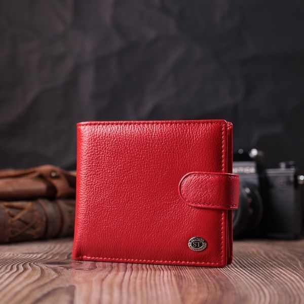 Женский трендовый бумажник из натуральной кожи ST Leather 22555 Красный 22555 фото