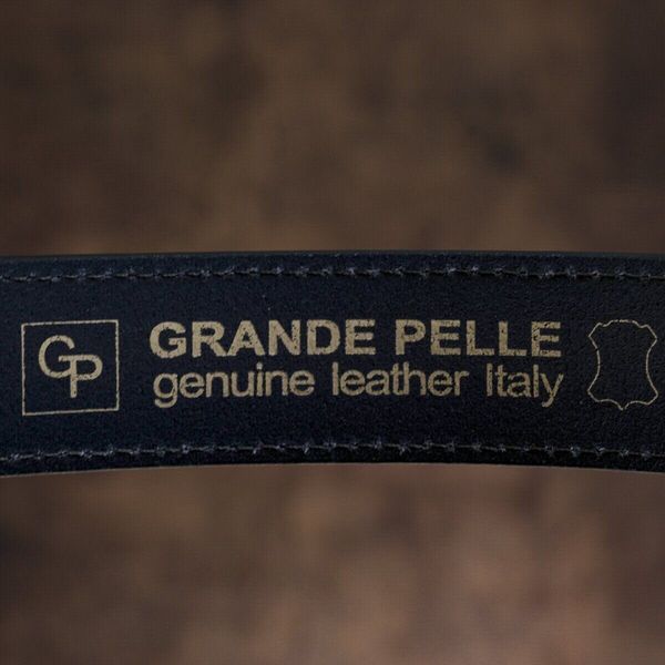 Ремінь чоловічий GRANDE PELLE 00765 Синій 00765 фото