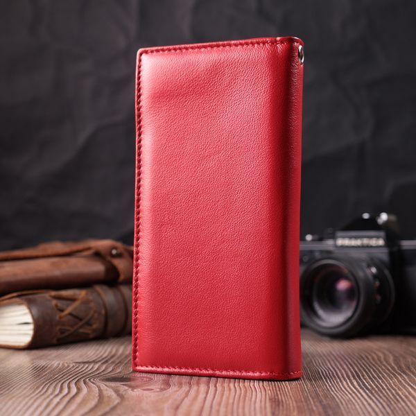 Яркий кошелек-клатч для стильных женщин из натуральной кожи ST Leather 22533 Красный 22533 фото