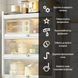 Шафа мобільна для зберігання розкладна триярусна з сталі 70х36х112,8см Світло-сірий SW-00002116 SW-00002116 фото 4