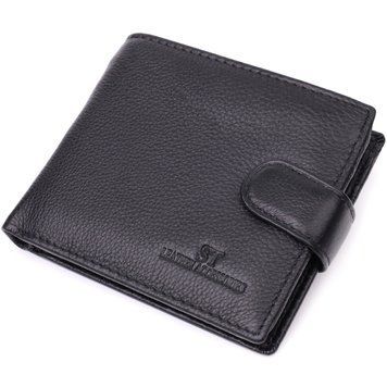 Горизонтальное портмоне для мужчин из натуральной кожи ST Leather 22459 Черный 22459 фото