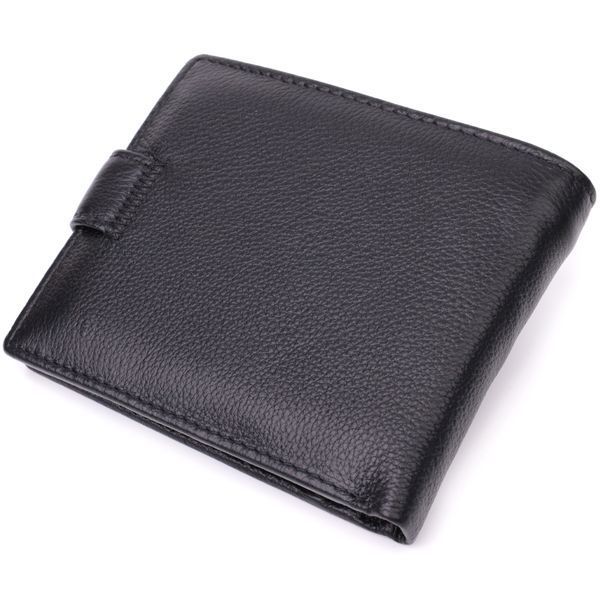 Горизонтальное портмоне для мужчин из натуральной кожи ST Leather 22459 Черный 22459 фото