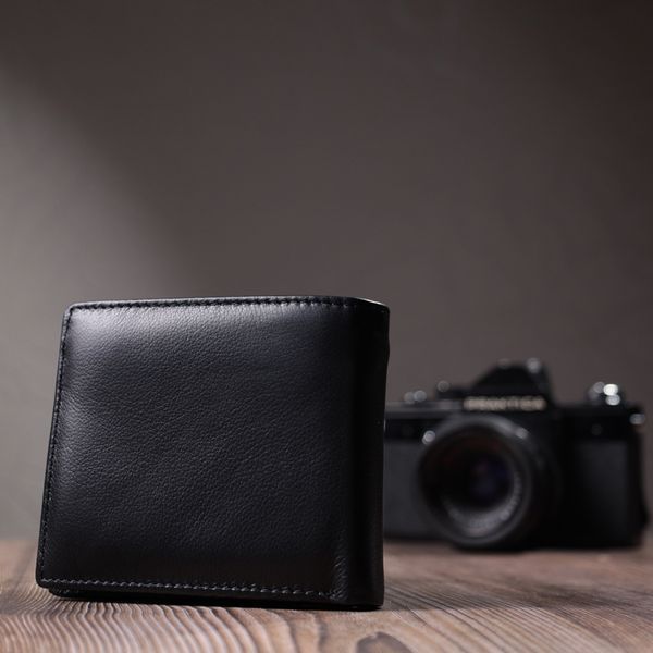 Мужское портмоне из натуральной кожи ST Leather 22734 Черный 22734 фото