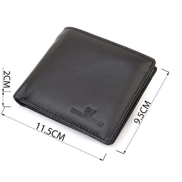 Мужское портмоне из натуральной кожи ST Leather 22734 Черный 22734 фото