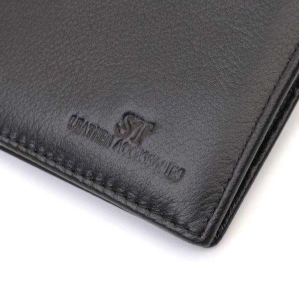 Мужское портмоне из натуральной кожи ST Leather 22734 Черный 22734 фото