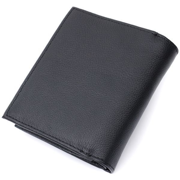 Удобный женский кошелек с монетницей из натуральной кожи ST Leather 22711 Черный 22711 фото