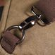Сумка через плечо с USB кабелем мужская из плотного текстиля 21223 Vintage Оливковая 21223 фото 9