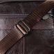 Горизонтальная удобная сумка с ручкой для мужчин из натуральной кожи Vintage 22940 Коричневый 22940 фото 11