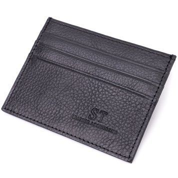 Стильный кард-кейс из натуральной кожи ST Leather 22447 Черный 22447 фото
