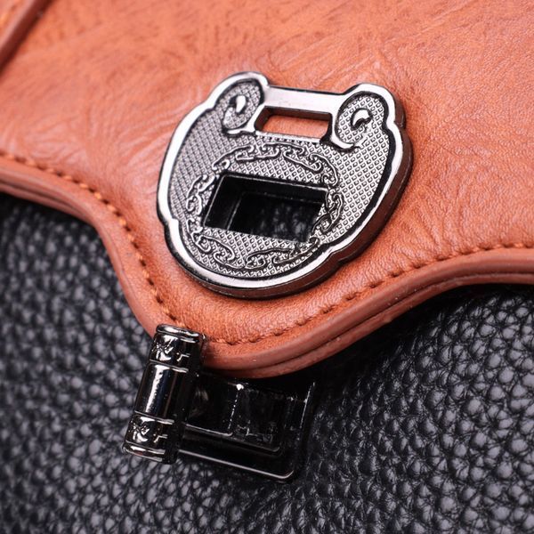 Жіноча сумка у вінтажному стилі з натуральної шкіри Vintage 22349 Чорна 22349 фото