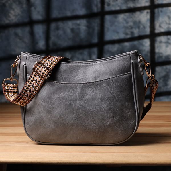 Женская удобная сумка из экокожи Vintage sale_15134 Серый sale_15134 фото