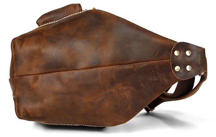 Чоловіча вінтажна сумка через плече Vintage 14782 Коричнева 14782 фото
