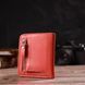 Маленький женский кошелек из натуральной кожи флотар CANPELLINI 21794 Коралловый 21794 фото 9