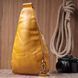 Яскрава жіноча сумка з екошкіри з акцентом на текстильну лямку Vintage 22775 Жовтий 22775 фото 10