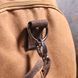 Удобная дорожная сумка из плотного текстиля 21239 Vintage Коричневая 21239 фото 11
