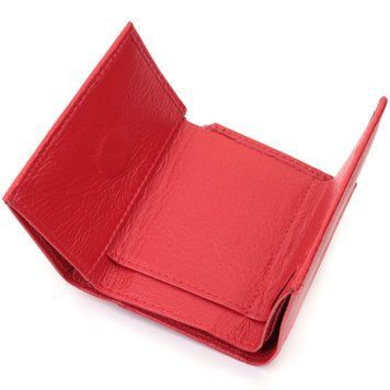 Компактне жіноче портмоне з монетницею із натуральної шкіри ST Leather 22729 Червоний 22729 фото