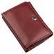 Компактный женский бумажник на кнопке ST Leather 18885 Темно-красный 18885 фото 1