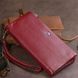Гаманець-клатч зі шкіри з кишенею для мобільного ST Leather 19311 Бордовий 19311 фото 11
