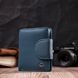 Красивое кожаное портмоне с монетницей снаружи для стильных женщин ST Leather 19457 Бирюзовый 19457 фото 9