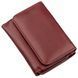 Компактный женский бумажник на кнопке ST Leather 18885 Темно-красный 18885 фото 2