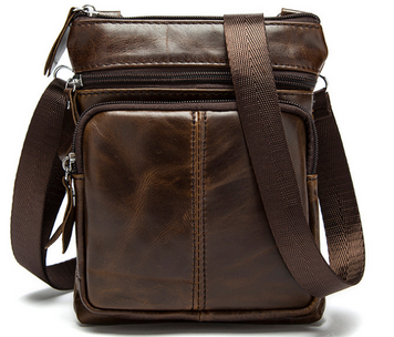 Сумка мужская Vintage кожаная 14608 Коричневый 14608 фото