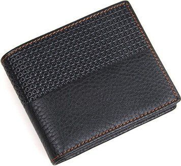 Гаманець чоловічий Vintage 14452 шкіряний Чорний 14452 фото