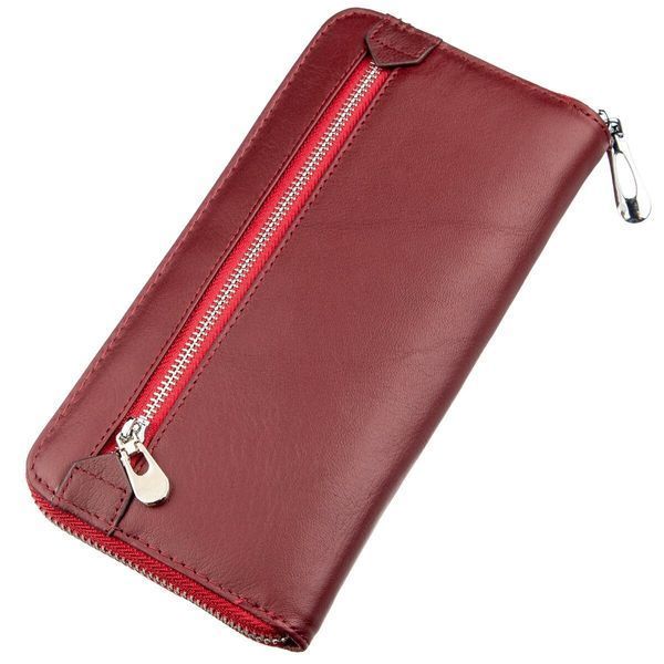 Универсальный женский клатч на молнии ST Leather 18865 Красный 18865 фото