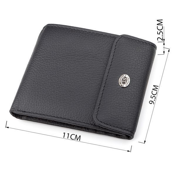 Гаманець ST Leather 18313 (ST155) шкіряний Чорний 18313 фото