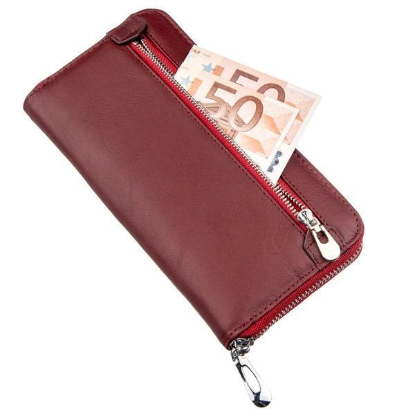 Универсальный женский клатч на молнии ST Leather 18865 Красный 18865 фото