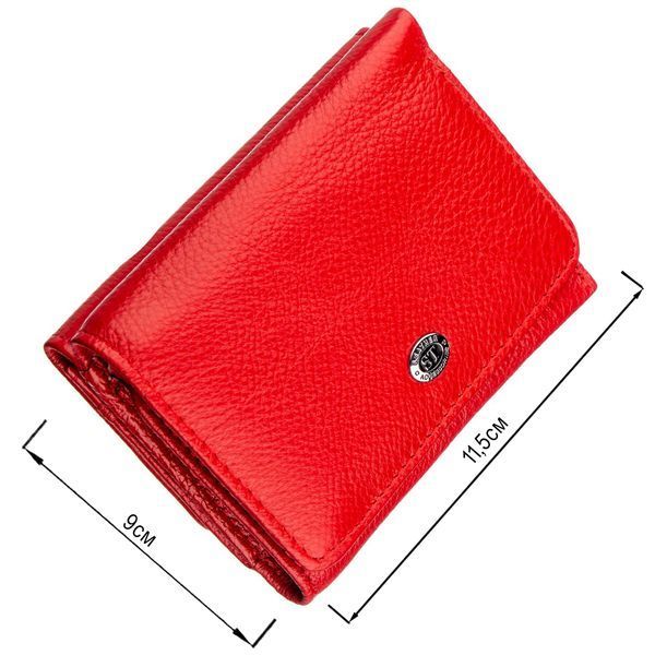 Яркий компактный женский бумажник ST Leather 18892 Красный 18892 фото
