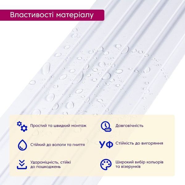 Рейка декоративная WPC стеновая 3000х150х9мм Белый SW-00001866 SW-00001866 фото