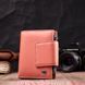 Гаманець з натуральної шкіри для жінок з цікавою монетницею ST Leather 19447 Помаранчевий 19447 фото 9