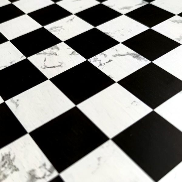 Самоклеюча плівка 0,45х10м х 0,07мм Шахи мармур SW-00001446 SW-00001446 фото