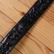 Ремінь-автомат CROCODILE LEATHER 18236 з натуральної шкіри крокодила (каймана) Чорний 18236 фото 12