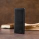 Вертикальний гаманець матовий на магнітній кнопці GRANDE PELLE 11313 Чорний 11313 фото 8