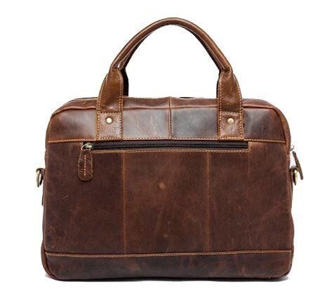 Сумка для ноутбуку з натуральної шкіри Vintage 14867 Коричнева 14867 фото