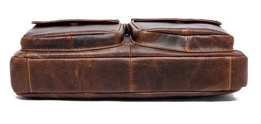Сумка для ноутбуку з натуральної шкіри Vintage 14867 Коричнева 14867 фото