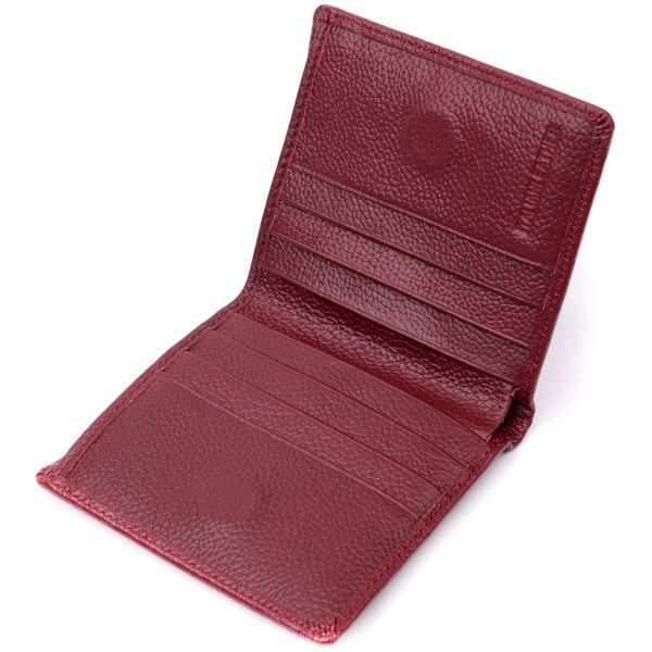 Маленький жіночий гаманець із натуральної шкіри ST Leather 19467 Бордовий 19467 фото