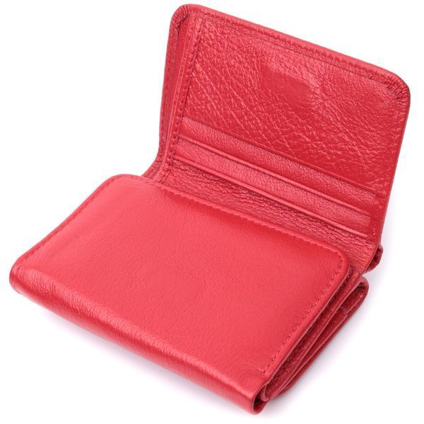 Женское портмоне с монетницей из натуральной кожи ST Leather 22727 Красный 22727 фото