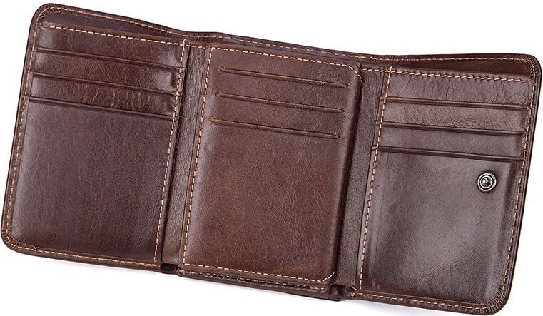 Кошелек мужской Vintage 14595 кожаный Коричневый 14595 фото