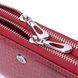 Фактурний клатч на два відділення з лакованої натуральної шкіри ST Leather 22692 Червоний 22692 фото 6