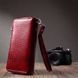 Фактурний клатч на два відділення з лакованої натуральної шкіри ST Leather 22692 Червоний 22692 фото 11
